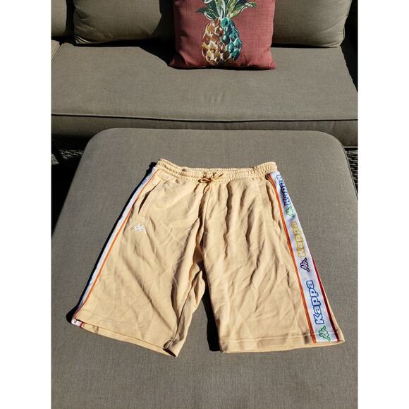 New KAPPA LOGO TAPE ASVED Rainbow Sweat SHORTS SIZE XLARGE - Picture 1 of 9